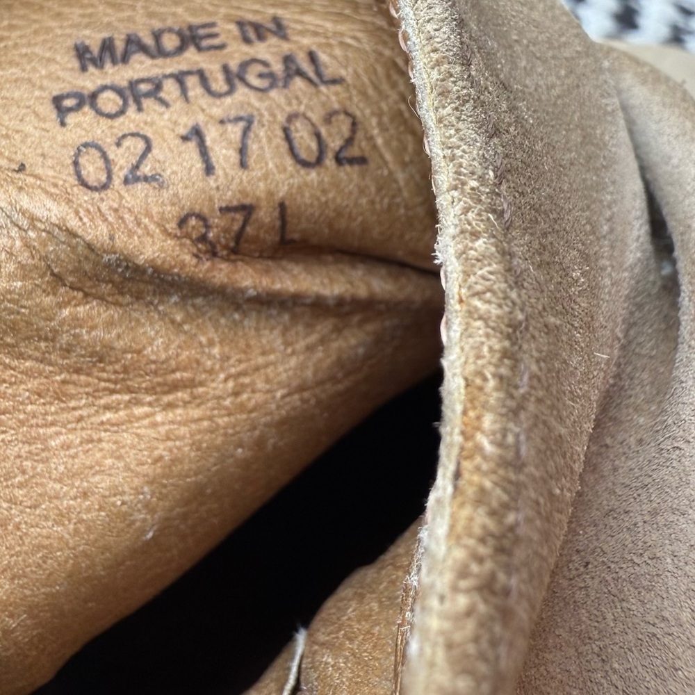 Birkenstock Sarnia Suede Ankle Boots Taupe Slouch Zip | Size 37 US 6/6.5 - Picture 8 of 12